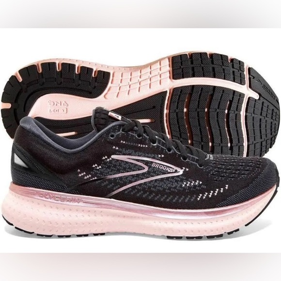 Brooks Shoes Brooks Glycerin Size 8 Black Pink High Performance